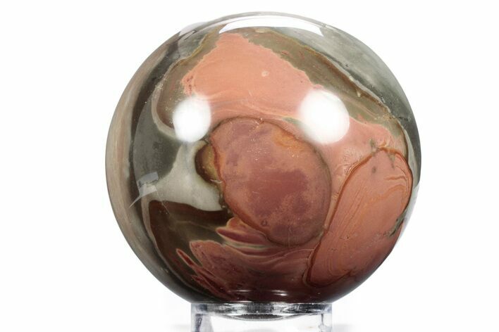 Polished Polychrome Jasper Sphere - Madagascar #359012
